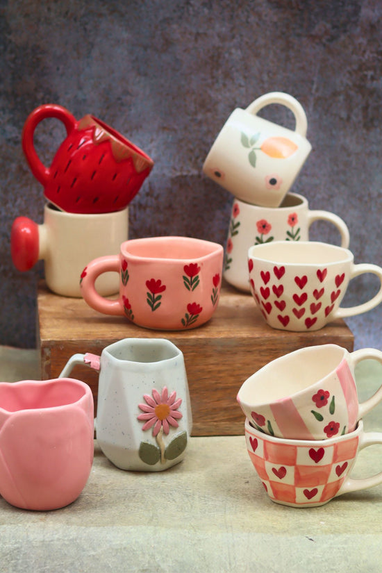 Set of 10 Peachy Summer Mugs combo  (for the price of 7)