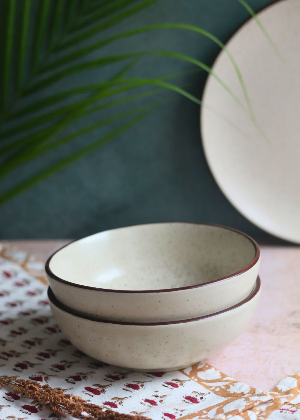 Ivory Bliss Curry Bowl made by ceramic