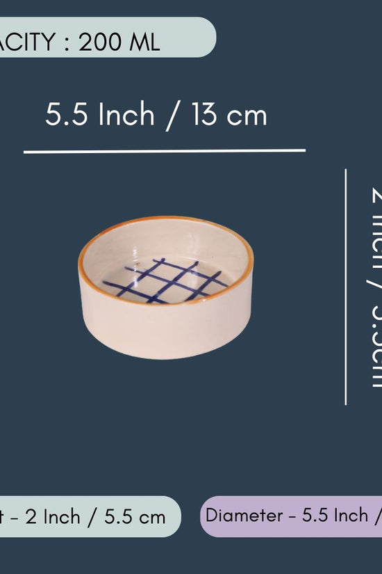 Blue Checks Breakfast Bowl