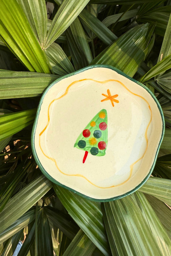 handmade The Xmas Dessert Plate