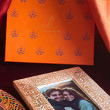 Aesthetic Carved Wooden Frame in a Gift Box with premium quality material