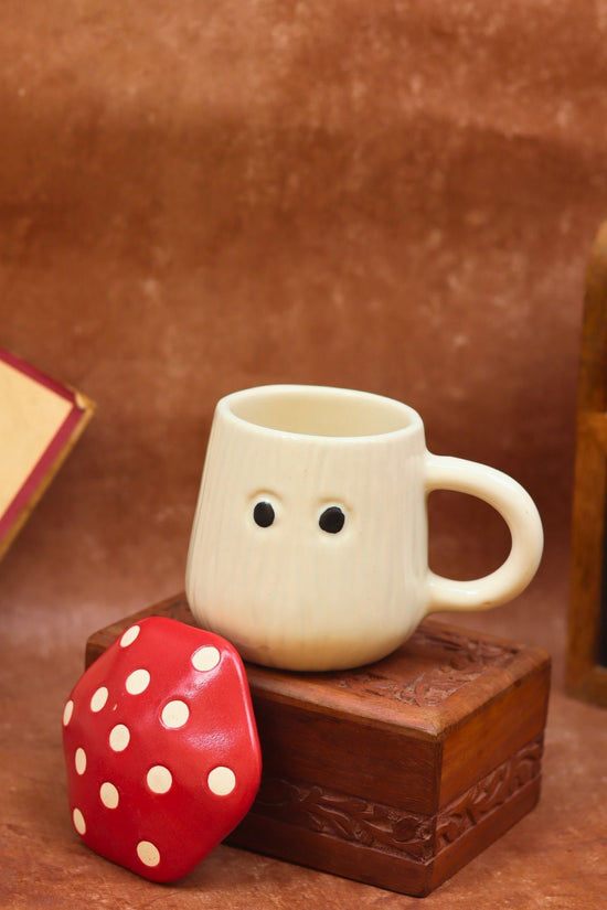 Mushroom Mug With lid for you delicious coffee