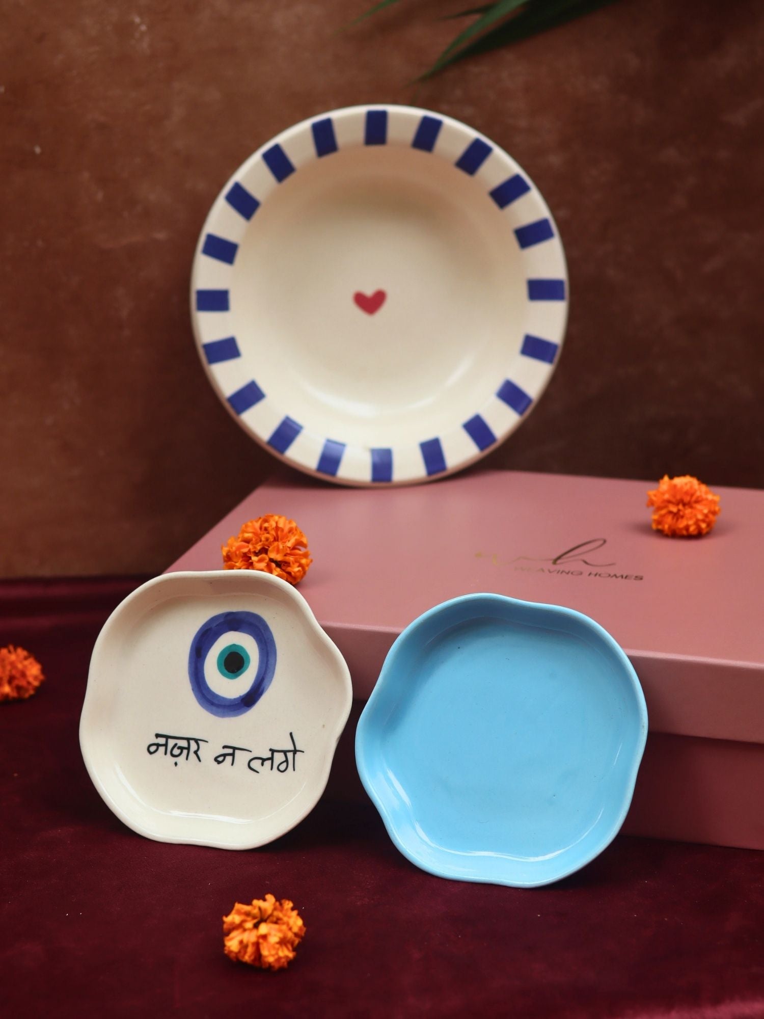 The Evil eye Luxe Gift Hamper made by ceramic