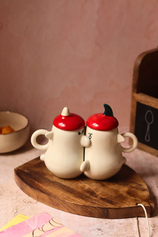 Handmade The cutest couple mug
