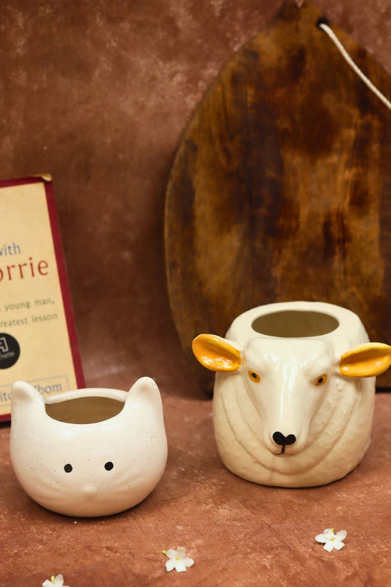 Cow & Kitty planter with premium quality material