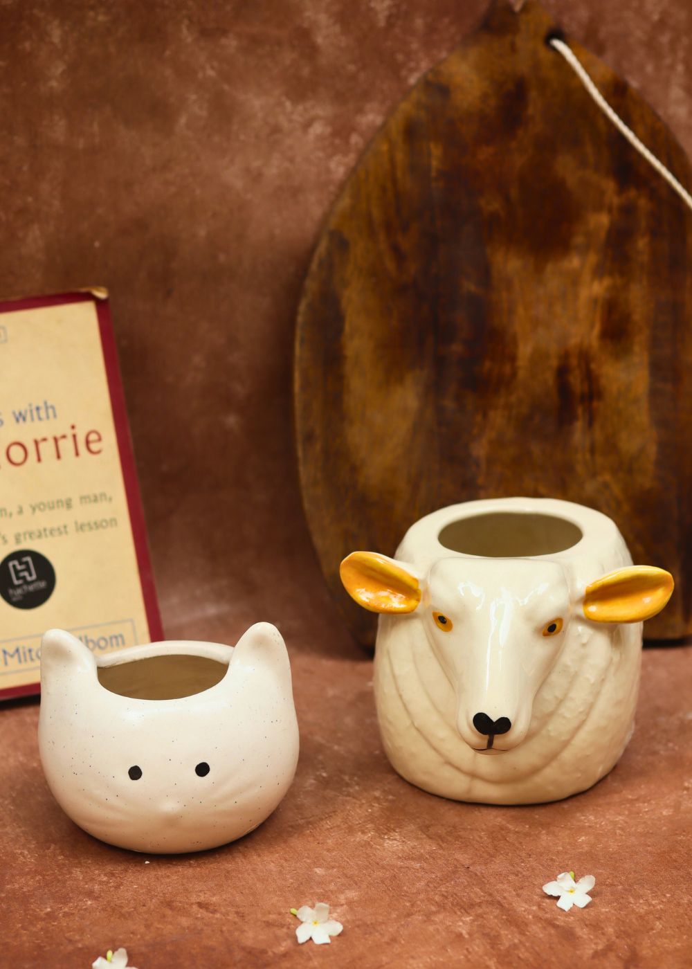 Cow & Kitty planter with premium quality material