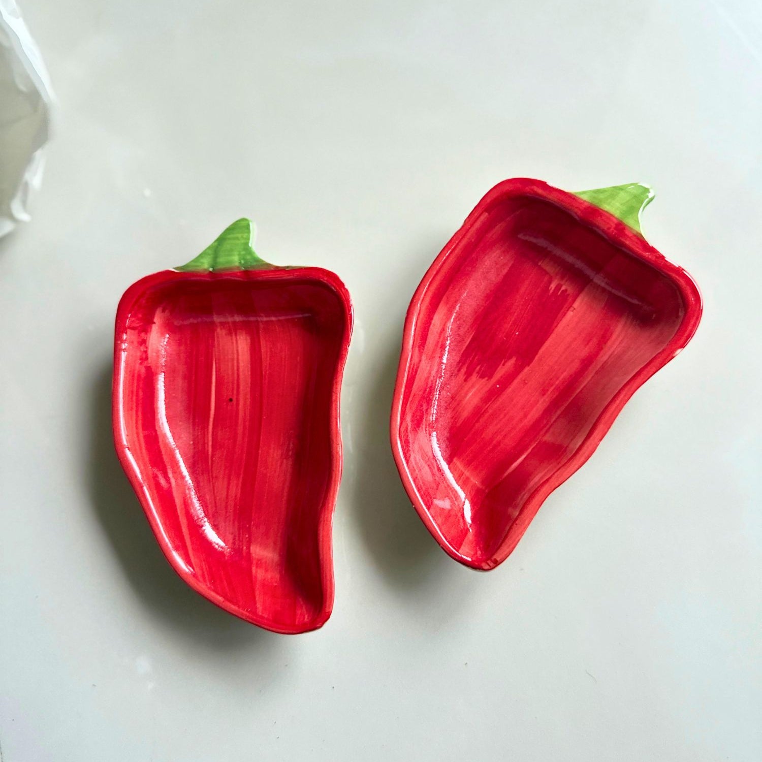 Set of 2 - Chilli Platter made by ceramic