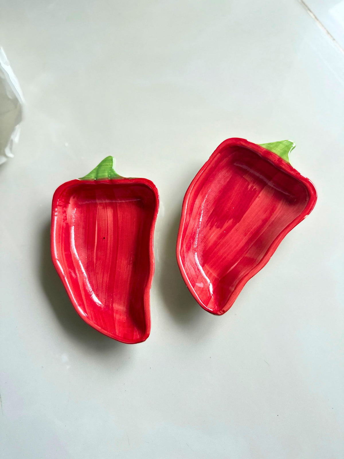 Set of 2 - Chilli Platter made by ceramic