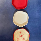 set of three dessert plates combo