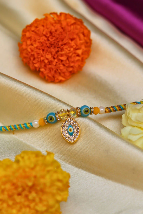 Royal Evil Eye  Rakhi handmade in india