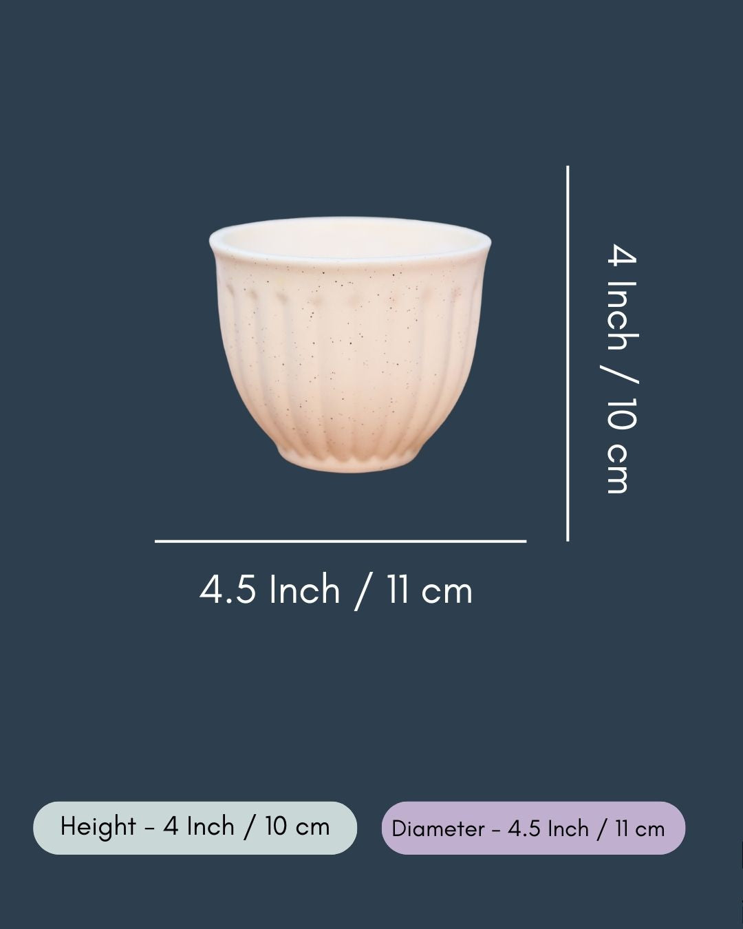 Cream Planter