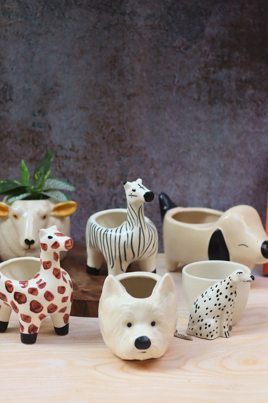 Set of 6 Pinteresty Animals Planters (for the price of 5)