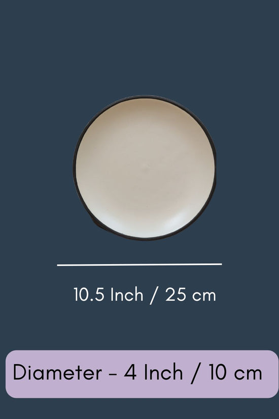 Set of 4 - Basic White Dinner Plate