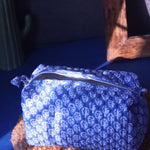 Indigo Toiletry Bag - Medium handmade in india