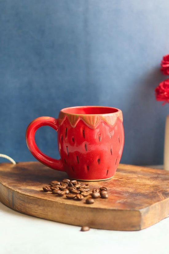 Og Strawberry Mug handmade in india