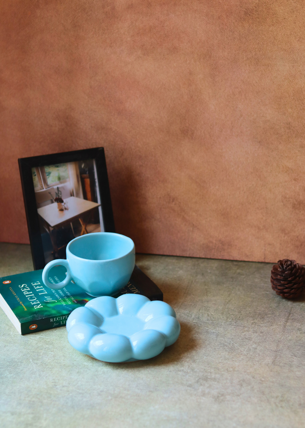 Handmade chai cup & saucer