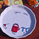 Cutie Pie Plate made by ceramic