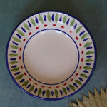 handmade Bohemian pasta plate