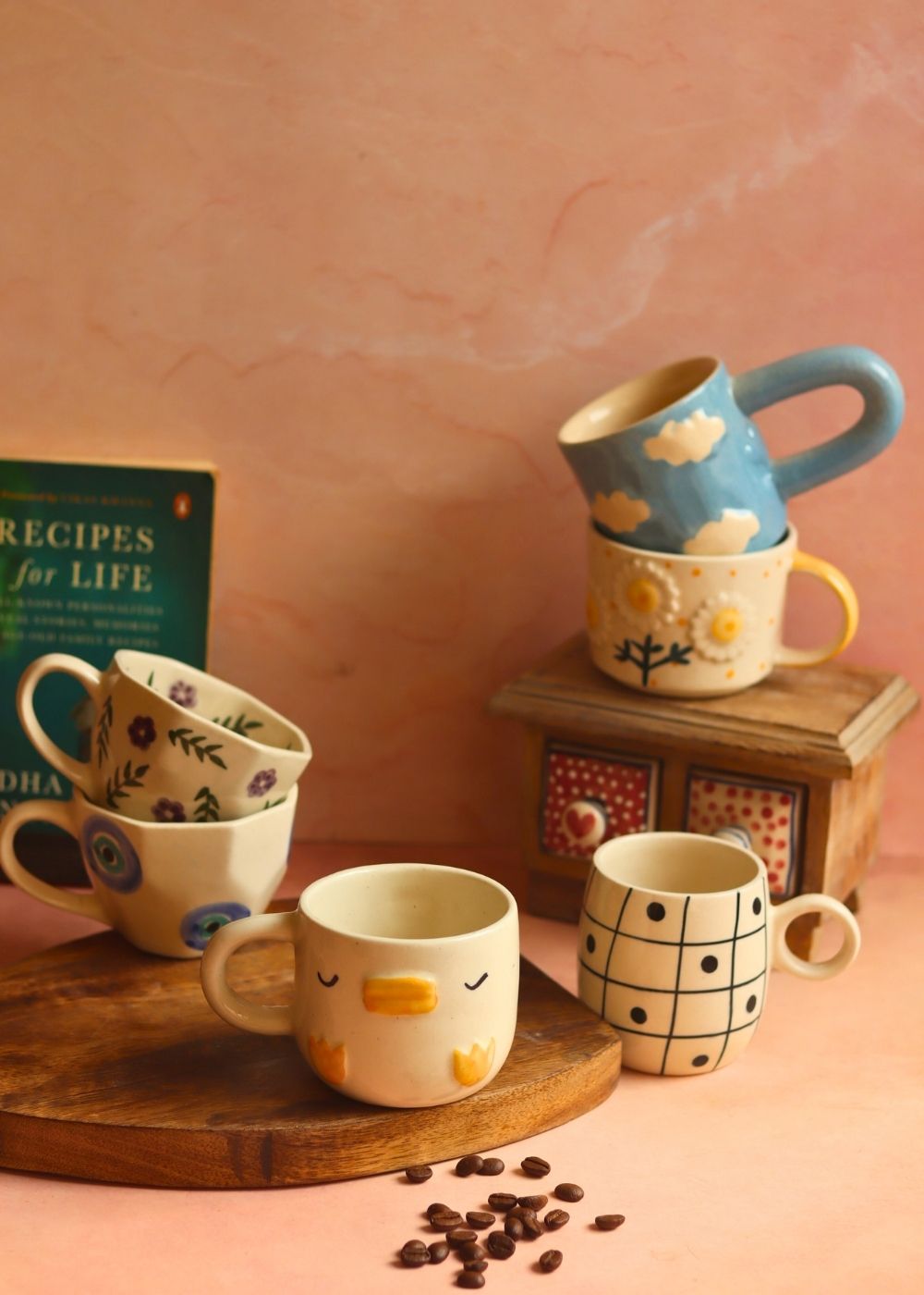 Set of 6 Treat & Sweet Mugs (for the price of 5) with premium quality material