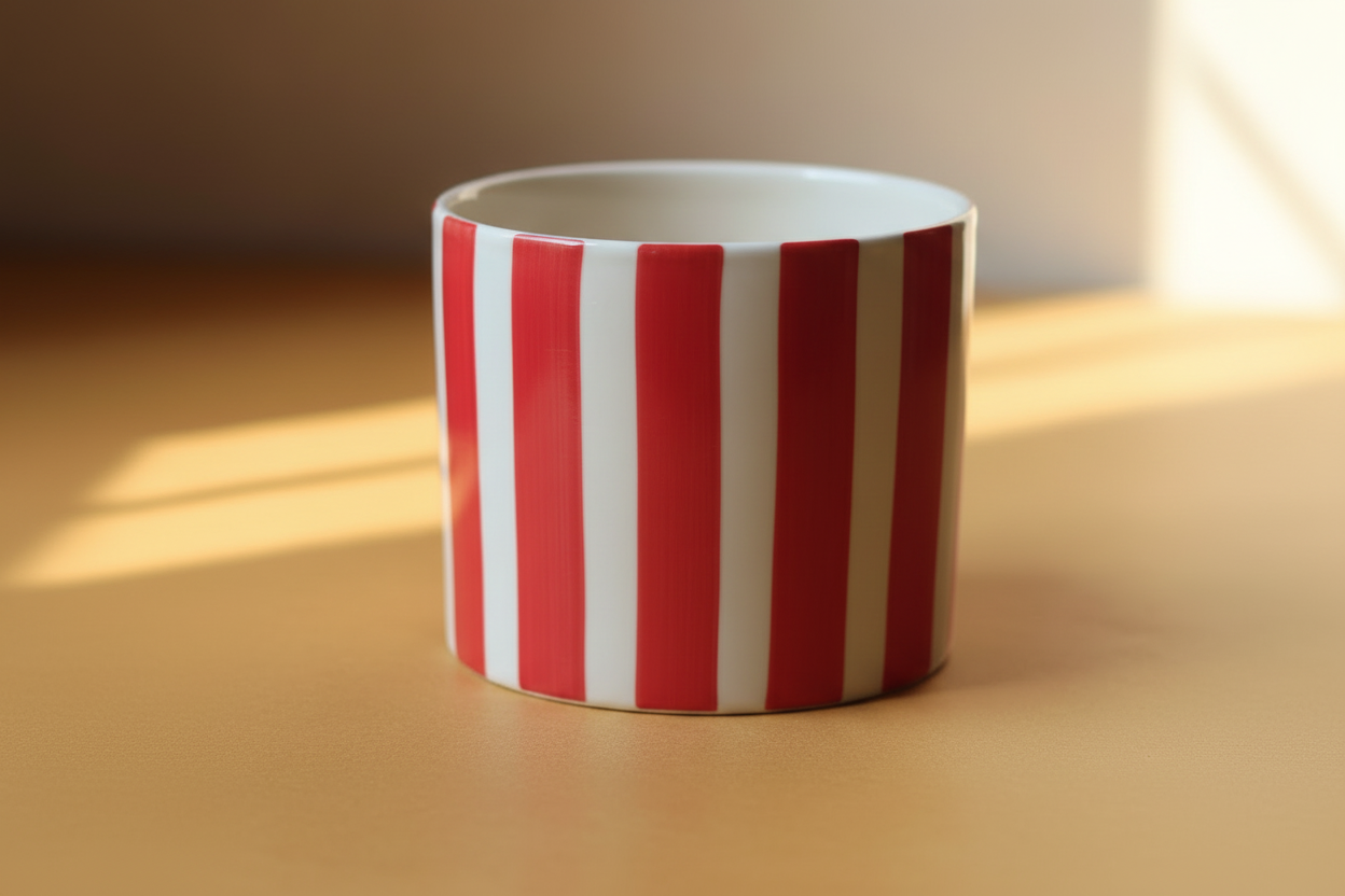Christmas Planter - Red