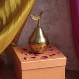 Amber Pear Jar Diwali Gift Box made by metal