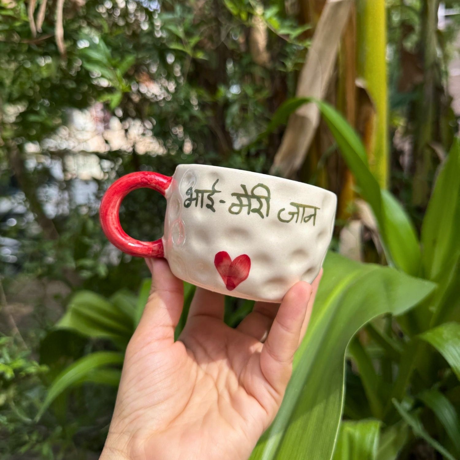 handmade Bhai meri Jaan mug 