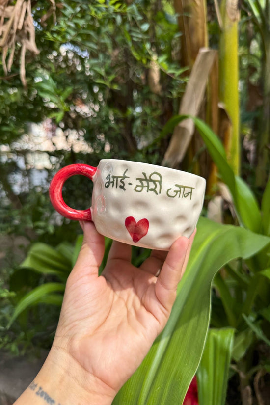 handmade Bhai meri Jaan mug 