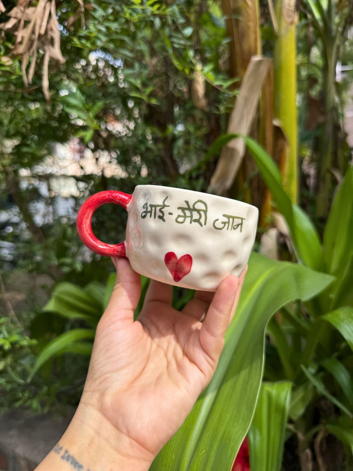 handmade Bhai meri Jaan mug 
