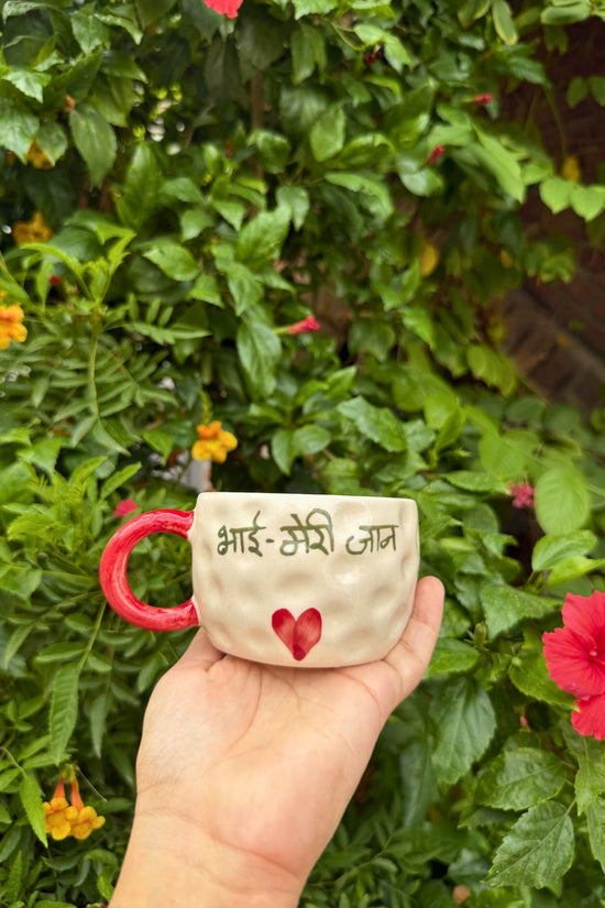 Bhai meri Jaan mug  made by ceramic