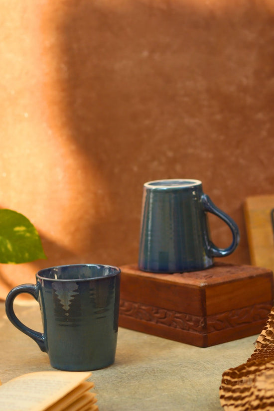 Essential Blue Coffee Mug made by ceramic