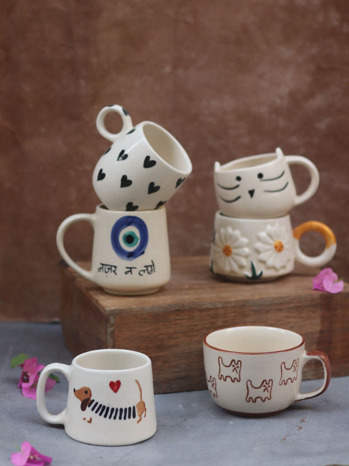 Set of 6 Morning Sip Mugs (for the price of 5) with premium quality material