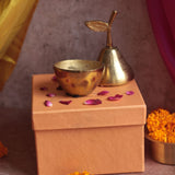 Amber Pear Jar Diwali Gift Box handmade in india