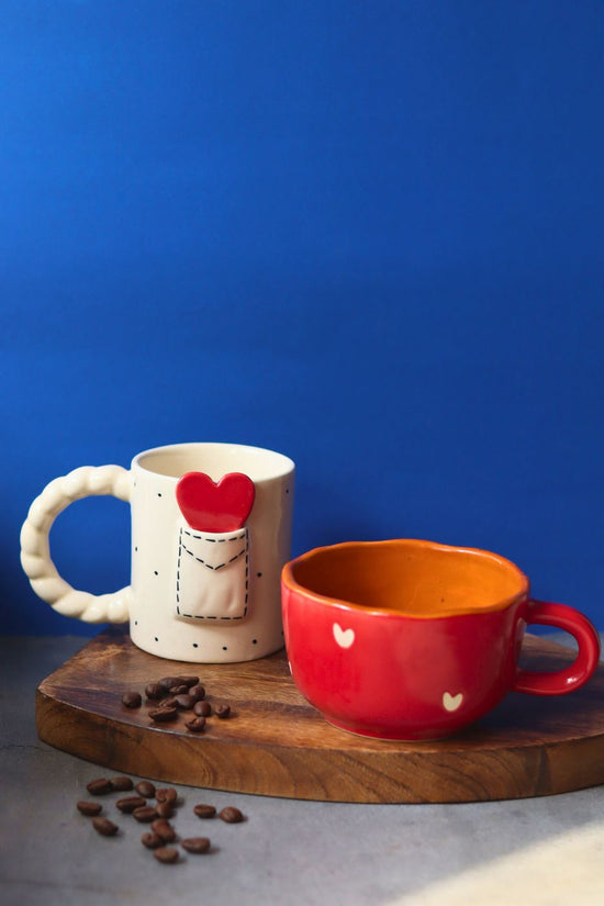Handmade Cupid & Love Letter Mug