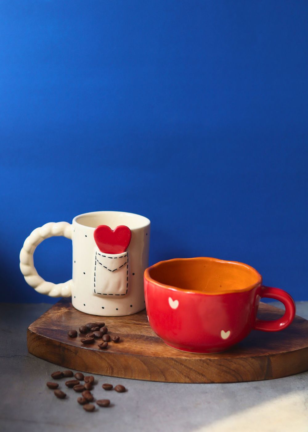 Handmade Cupid & Love Letter Mug