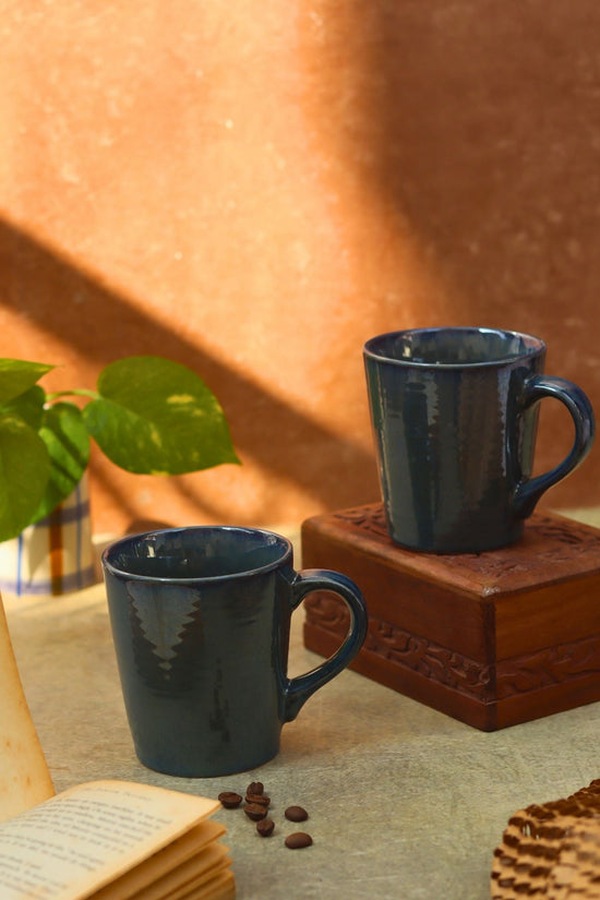 Essential Blue Coffee Mug handmade in india