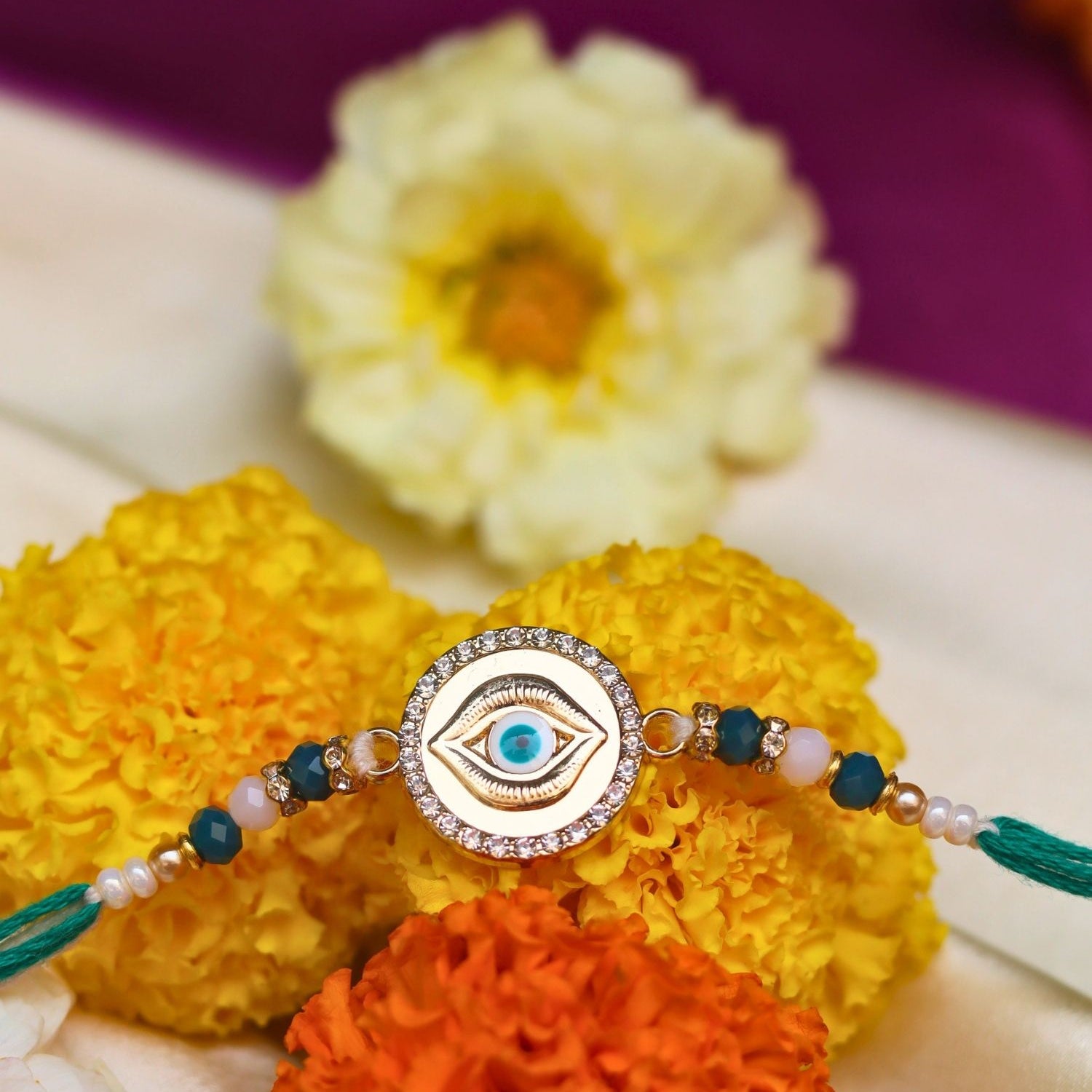 Royal Nazar Rakhi made with premium quality material