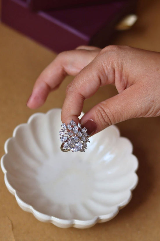 anti tarnish Ethereal Gleam Ring