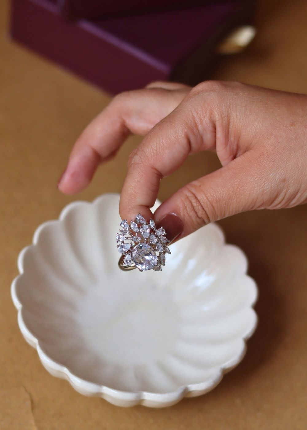 anti tarnish Ethereal Gleam Ring