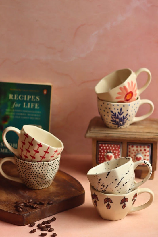 Set of 6 Handmade Mugs (for the price of 5)