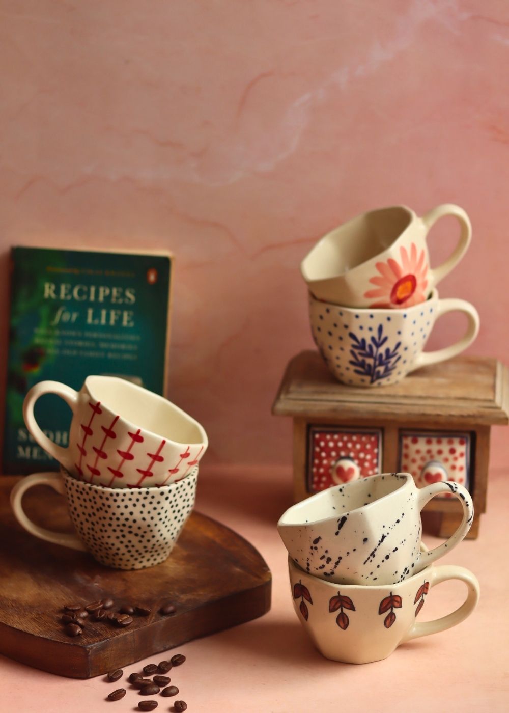 Set of 6 Handmade Mugs (for the price of 5)
