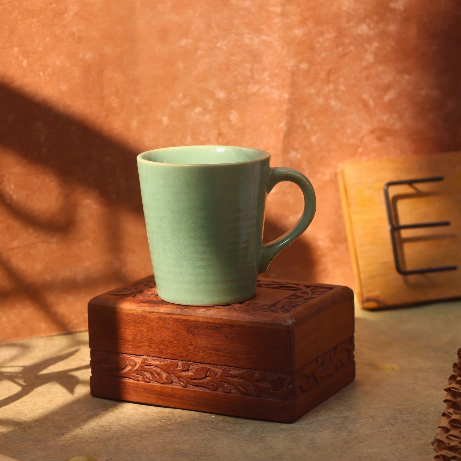 Handmade Mint Coffee Mug