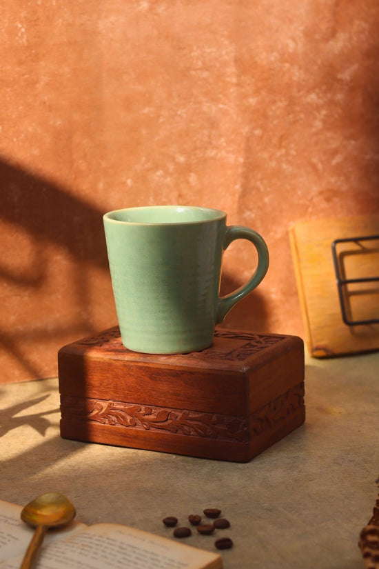 Handmade Mint Coffee Mug