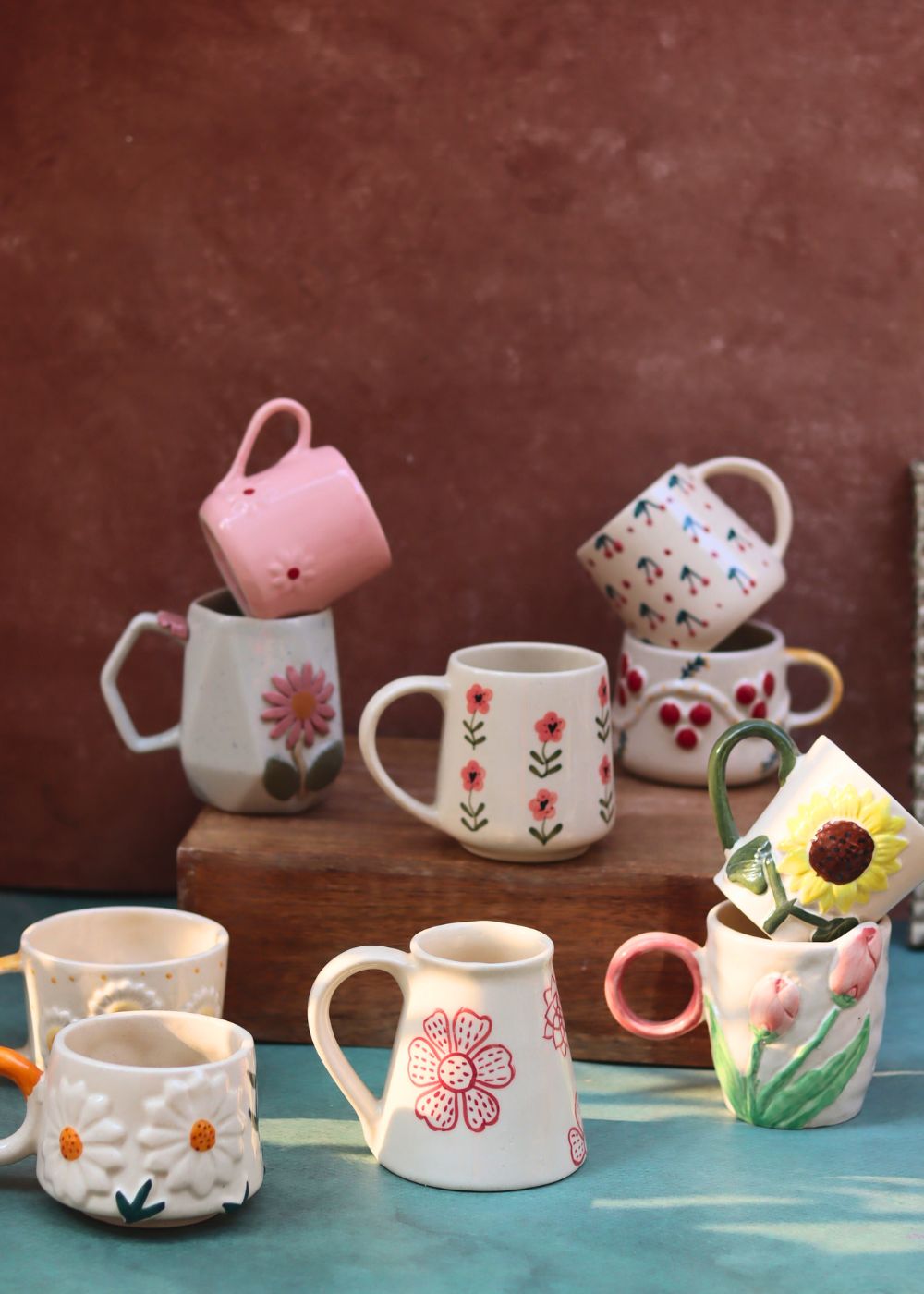 Set of 10 Summer Glow mugs Combo (for the price of 7)