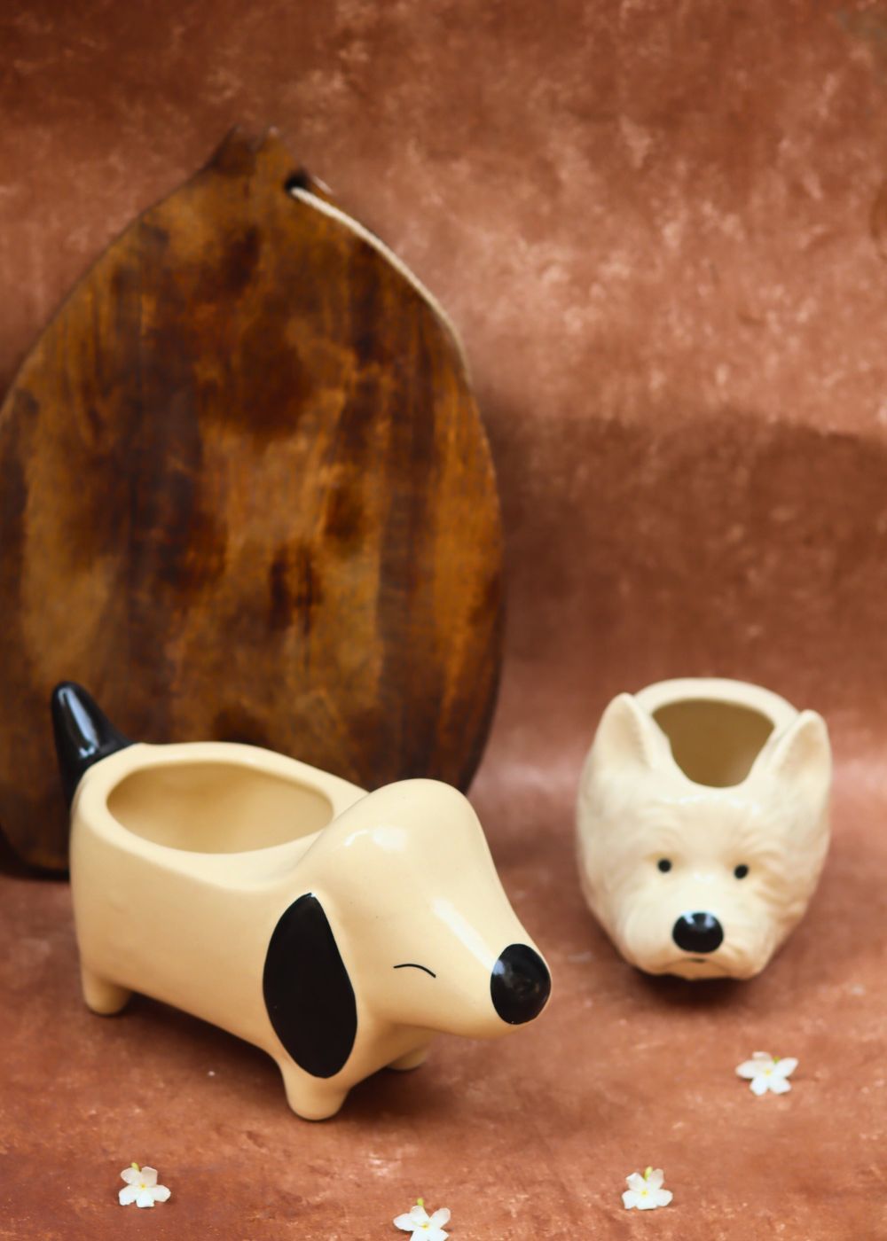 Cutest Dog Planter & Pomeranian Dog Planter combo with premium quality material