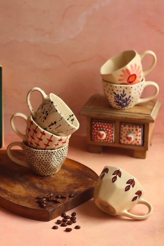 Set of 6 Handmade Mugs (for the price of 5)
