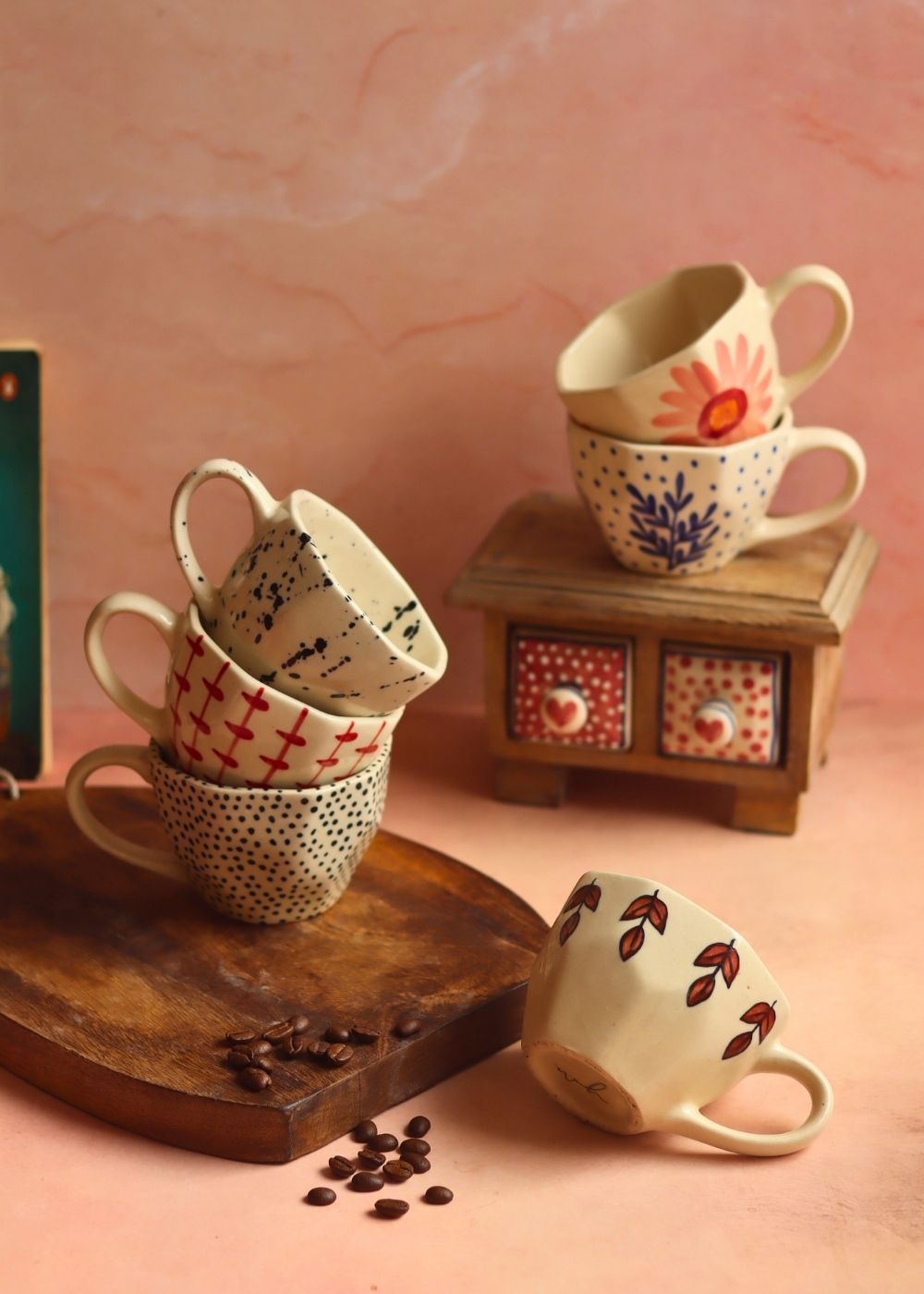 Set of 6 Handmade Mugs (for the price of 5)
