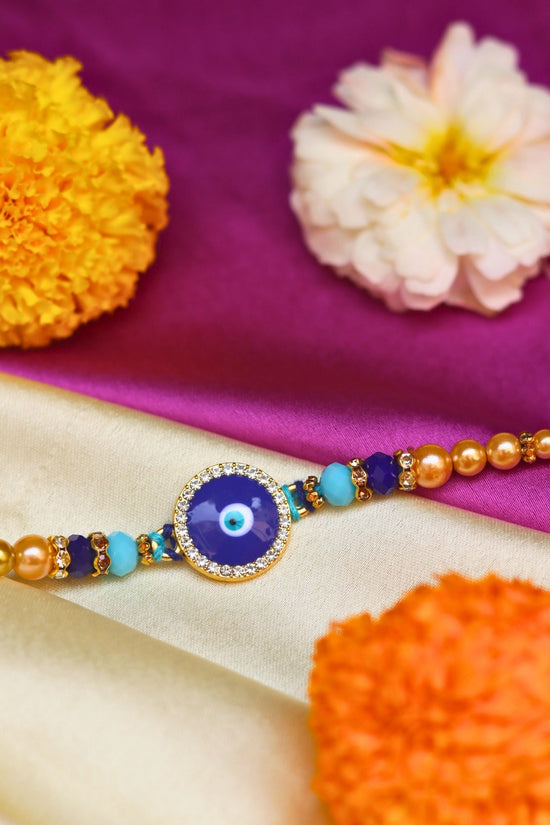 Royal Nazar Rakhi - Round with premium quality material