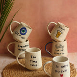 Set of 6 (Quoted Mugs) for the price of 5 with premium quality material