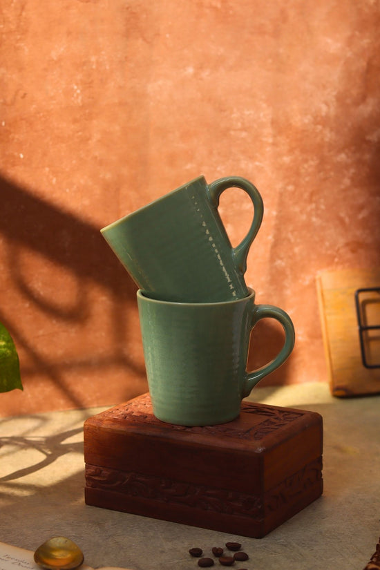 Mint Coffee Mug made by ceramic