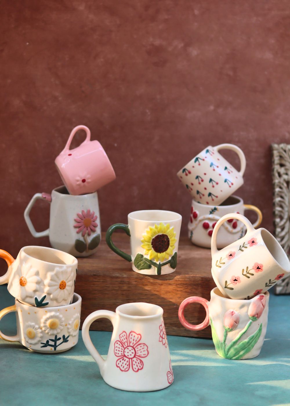 Set of 10 Summer Glow mugs Combo (for the price of 7)